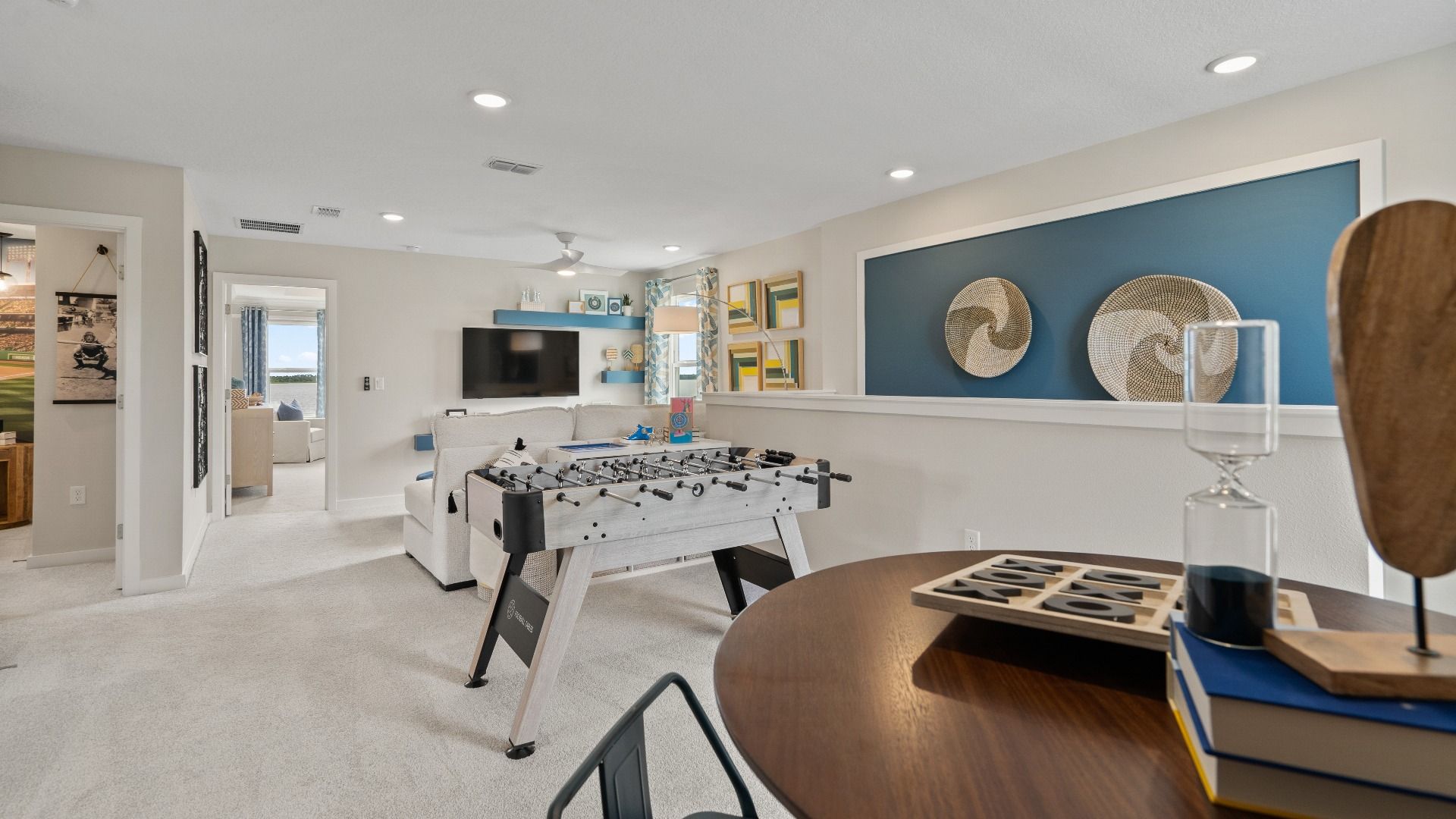 Second Level Loft Area in Ponte Vedra New Home Plan in Hamilton Bluff in Haines City, FL by DRB Homes