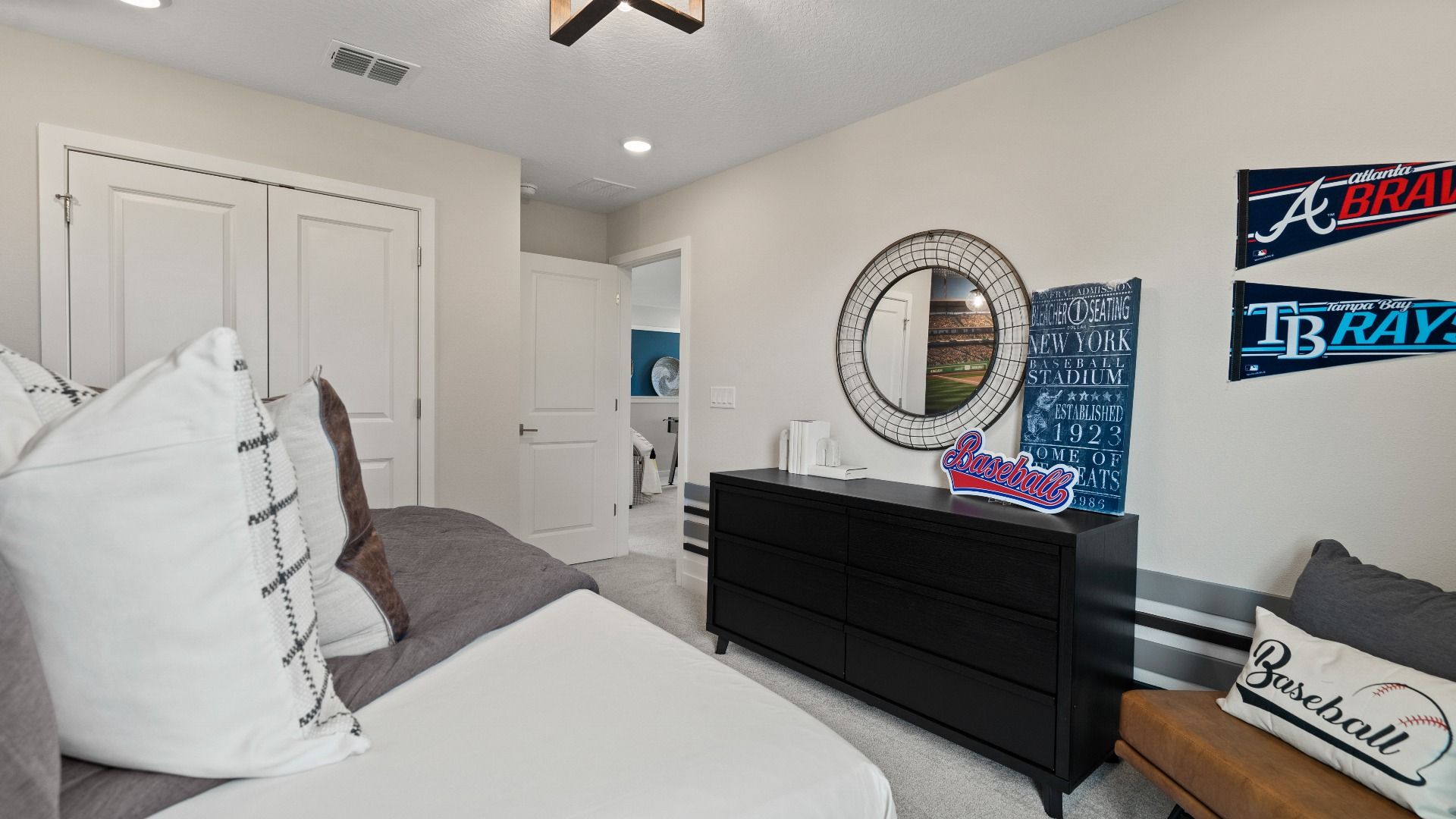 Fourth Bed in Ponte Vedra New Home Plan in Hamilton Bluff in Haines City, FL by DRB Homes