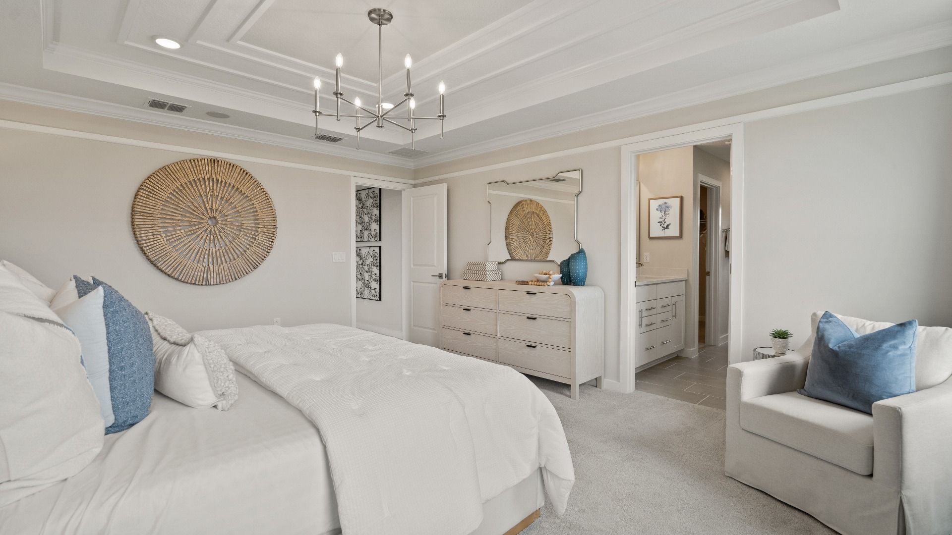Primary Suite in Ponte Vedra New Home Plan in Hamilton Bluff in Haines City, FL by DRB Homes