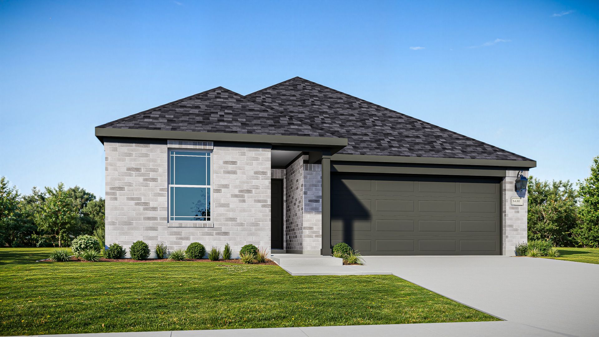 Elegant Residential Home Design: Single Family Architecture Layout