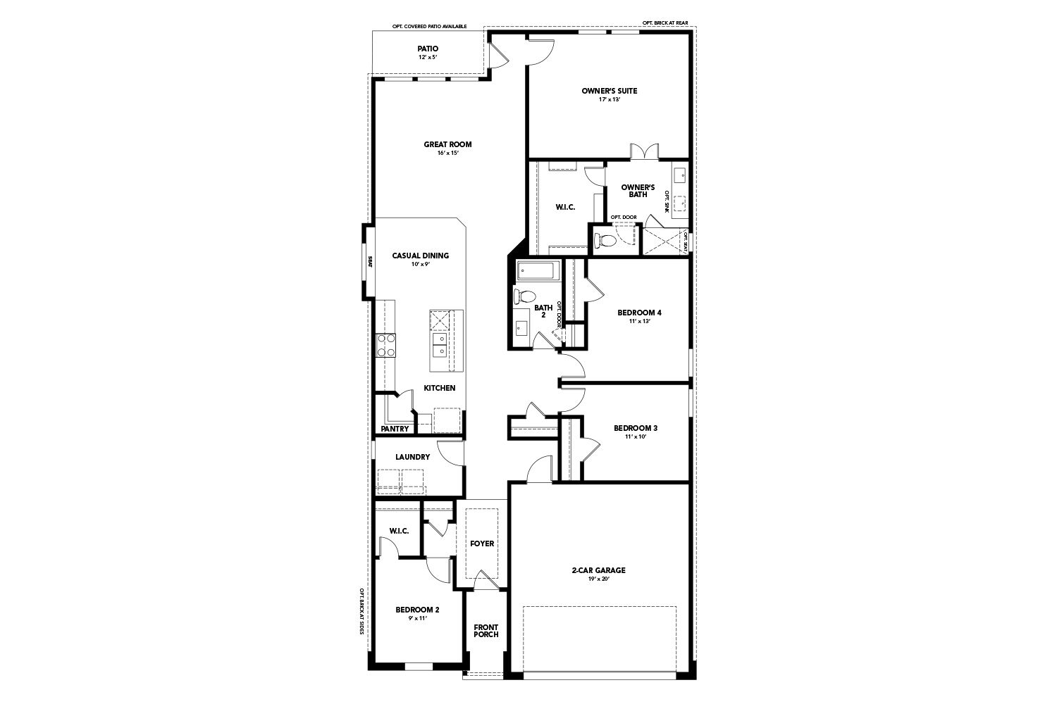 Modern single family home design with unique architectural style.