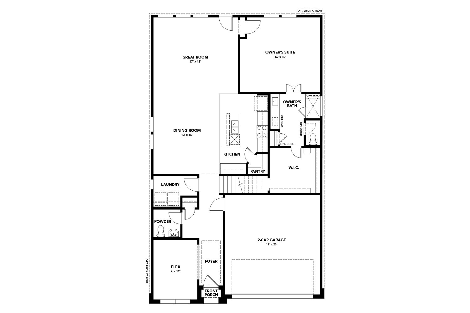 Modern single family home design with unique architectural style.