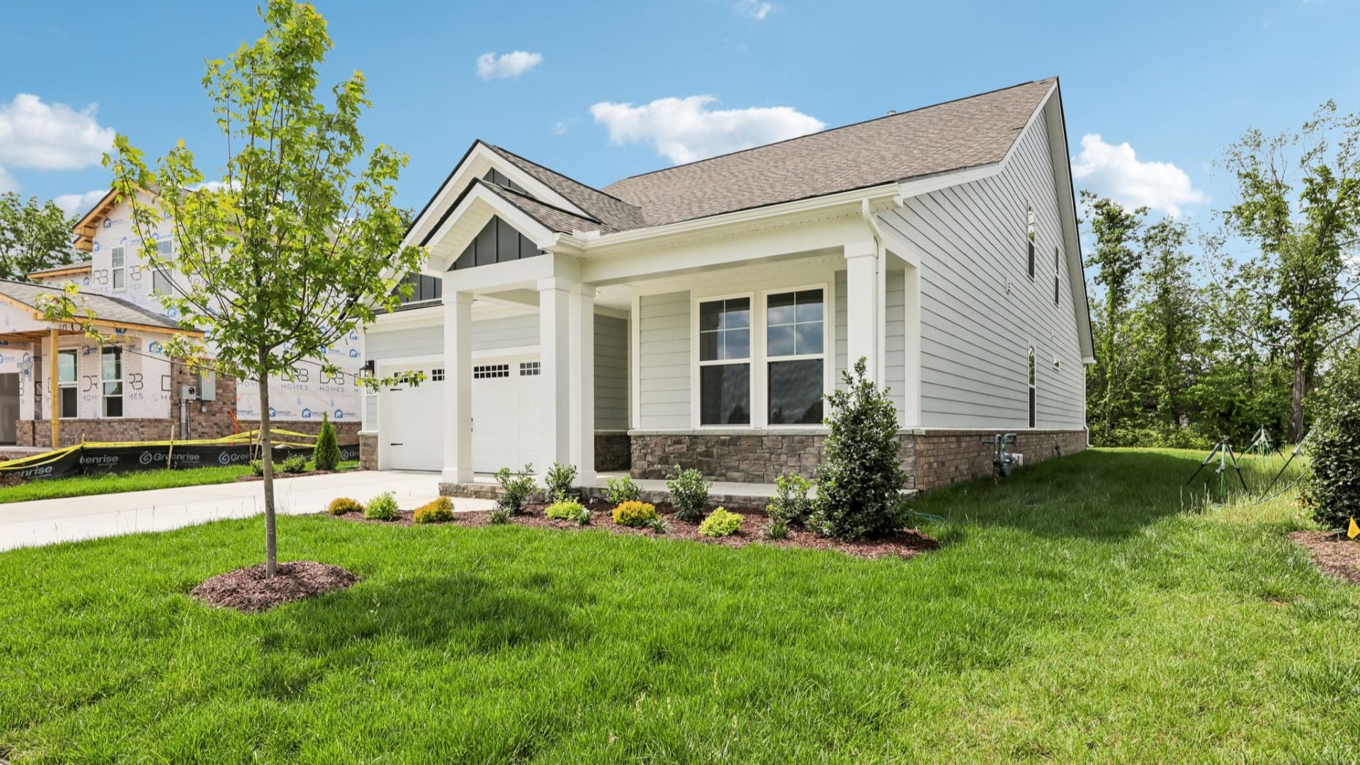 Front Exterior with 2-car garage