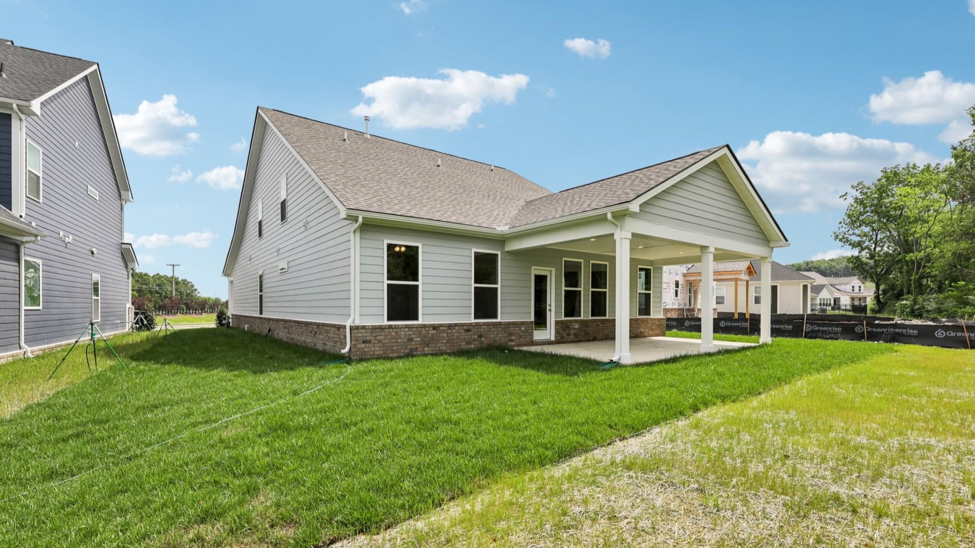 Rear exterior with covered patio
