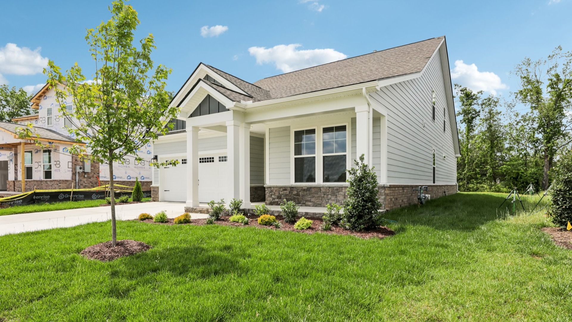 Front Exterior with 2-car garage