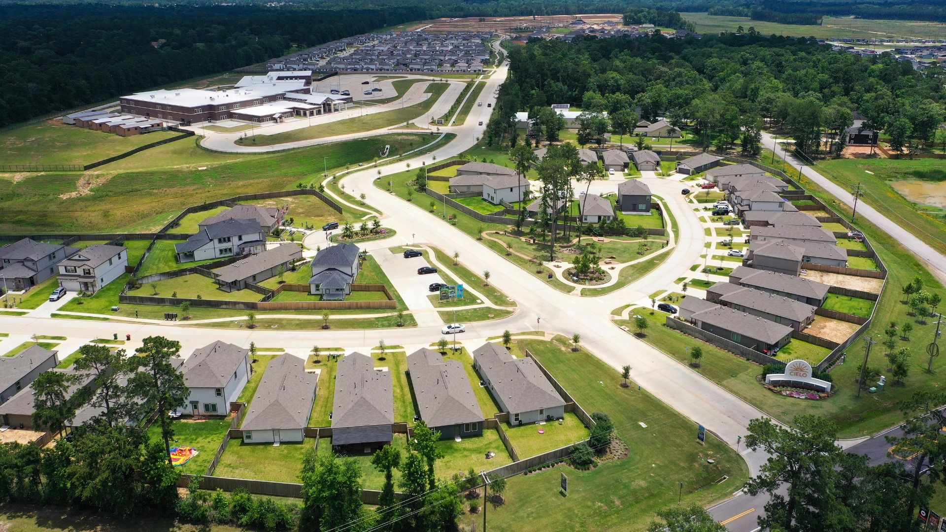 Birdseye view of Cielo in Conroe, TX