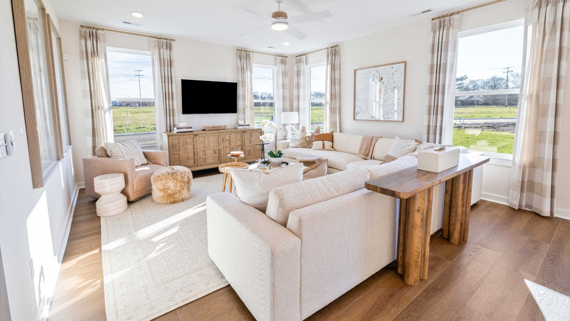 Gathering room with natural lighting