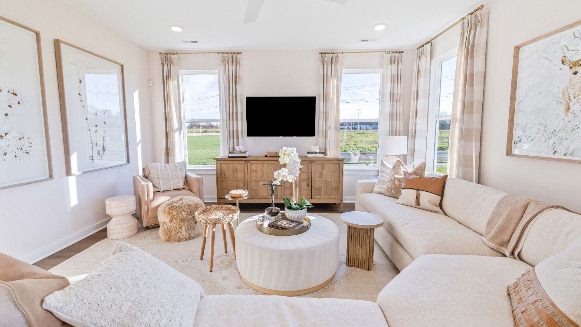 Gathering room with natural lighting