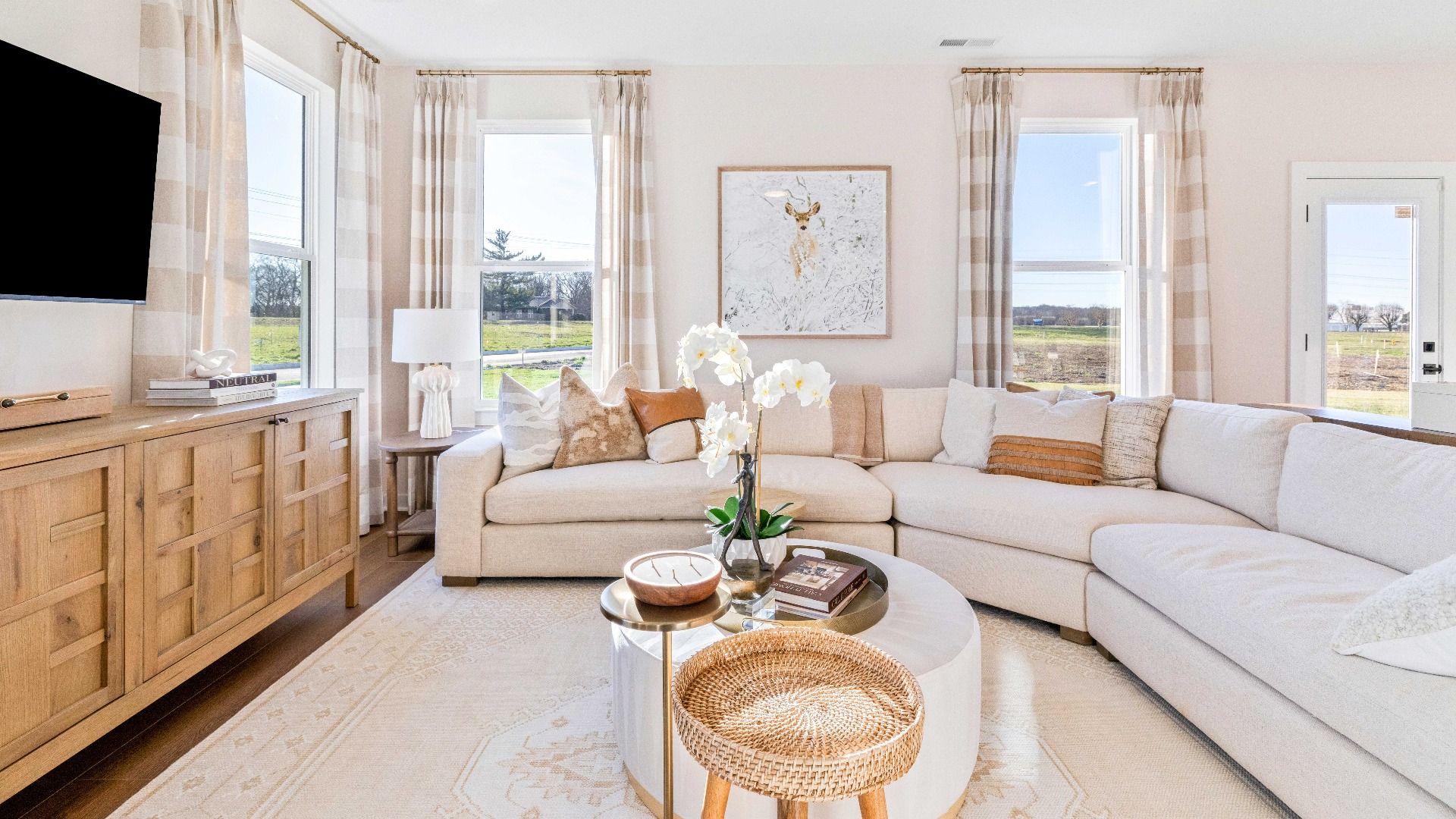 Gathering room with natural lighting