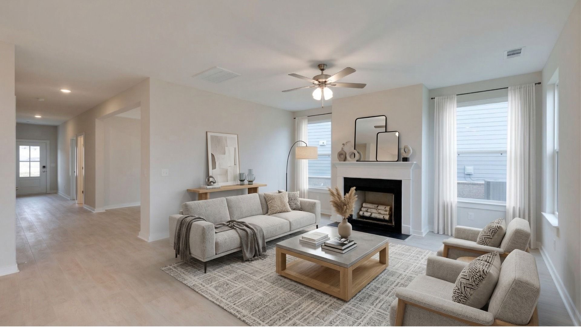 Gathering area for entertaining and relaxing in your new home
