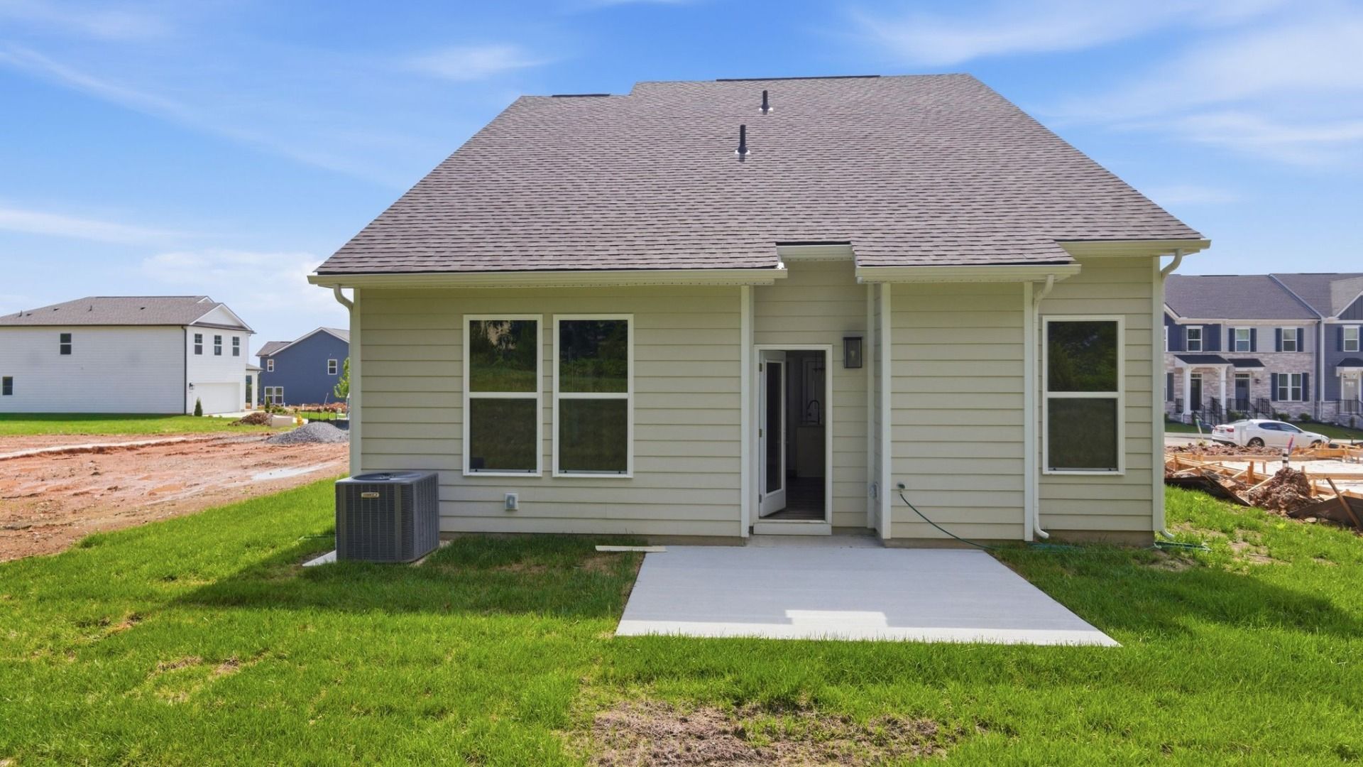 Rear exterior with porch