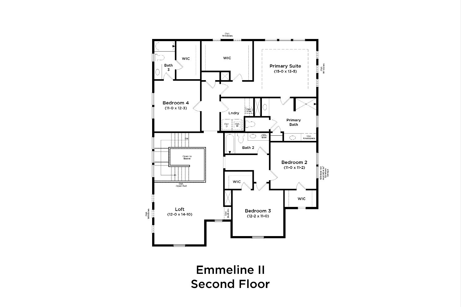 Floorplan of Second Floor