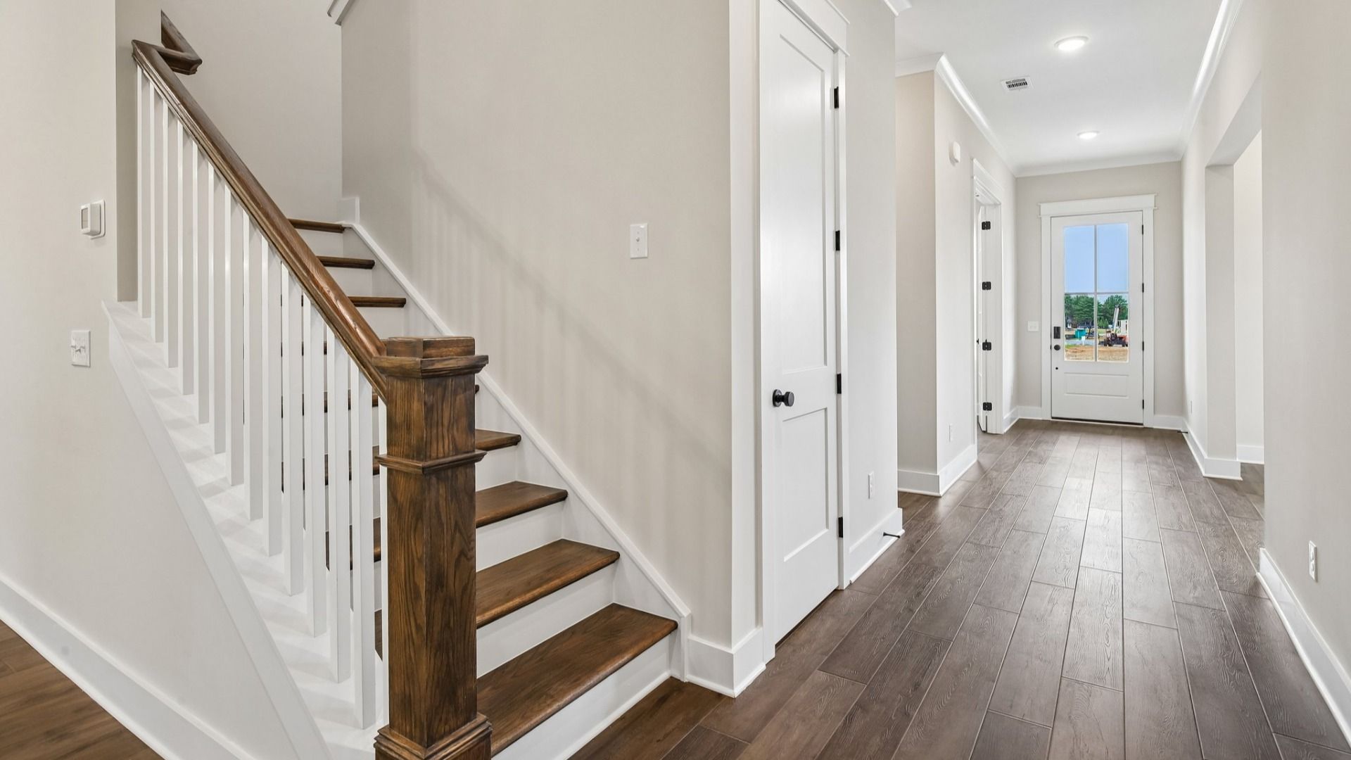 Front entry with access to staircase