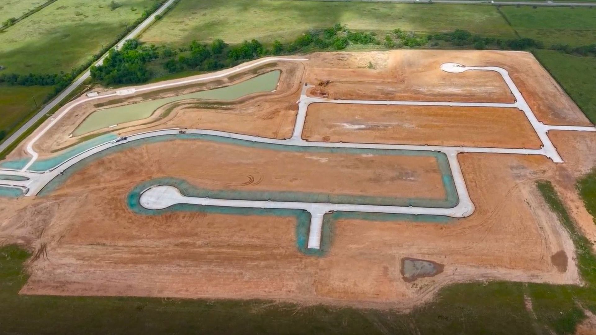 Birds Eye View of Bellamina Community in Waller, TX