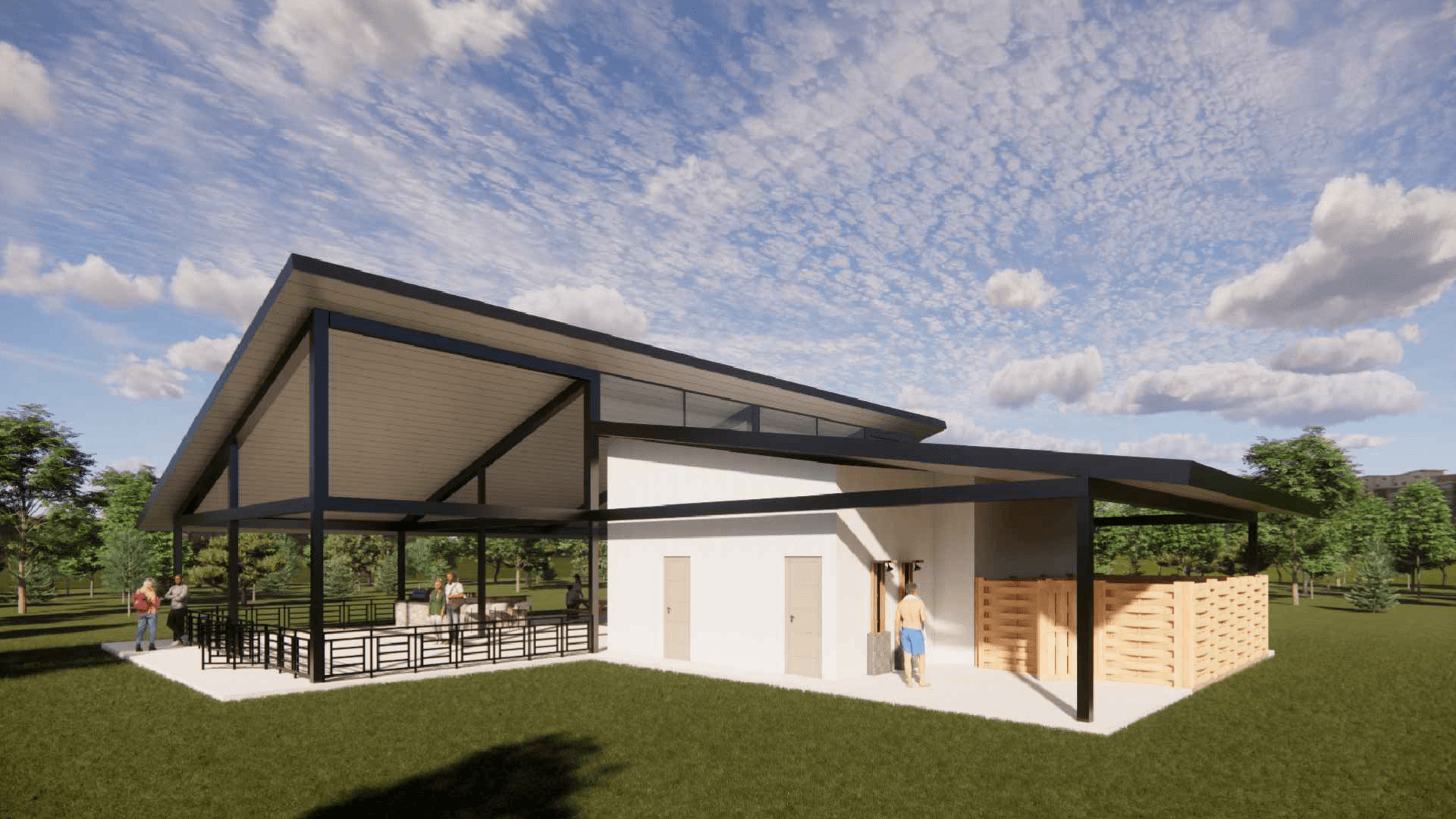 Bellamina Community Amenity Center Rendering in Waller, TX