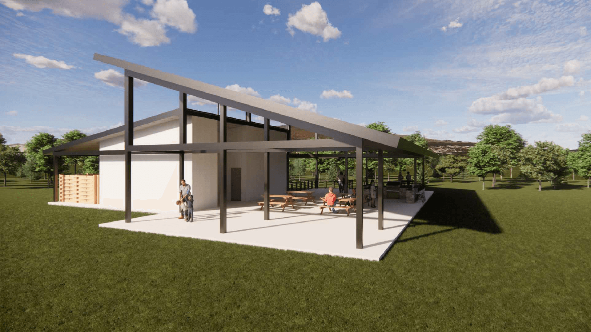 Bellamina Community Amenity Center Rendering in Waller, TX