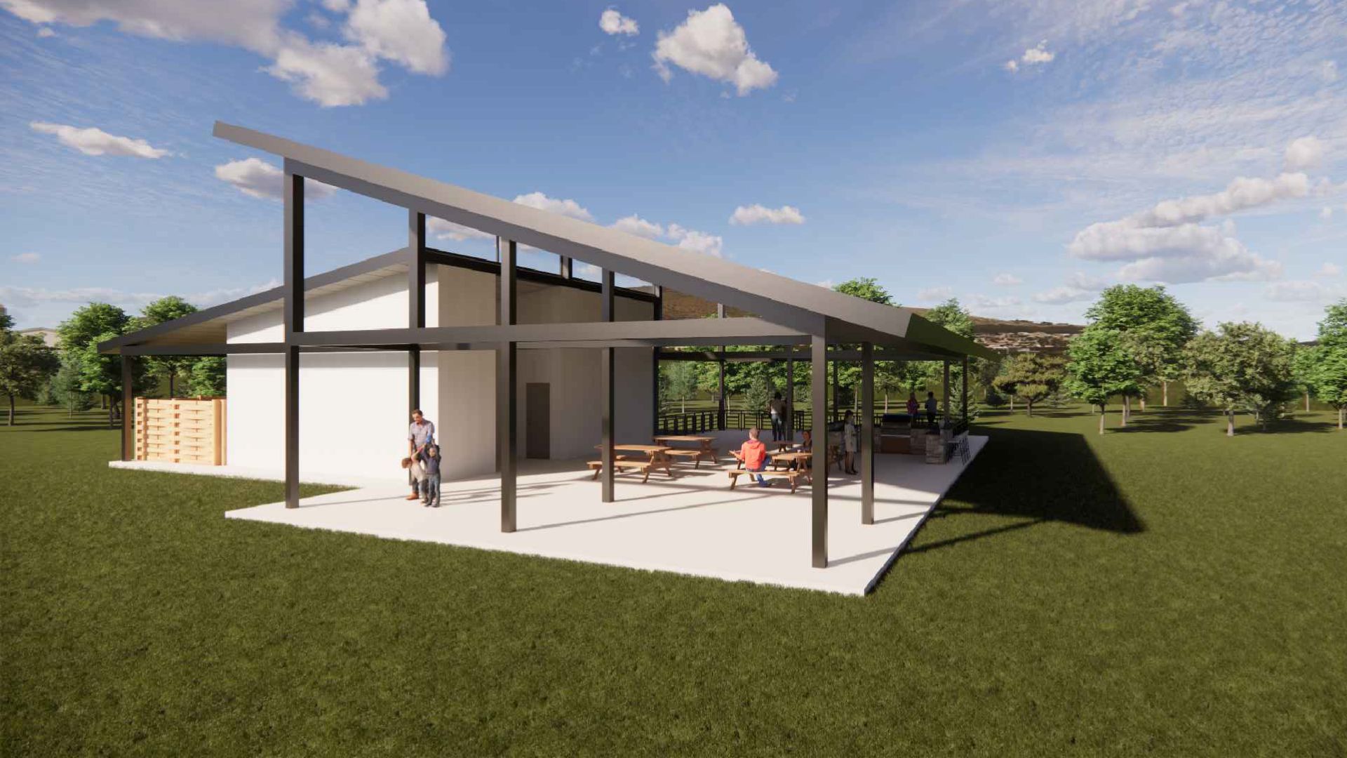 Bellamina Community Amenity Center Rendering in Waller, TX