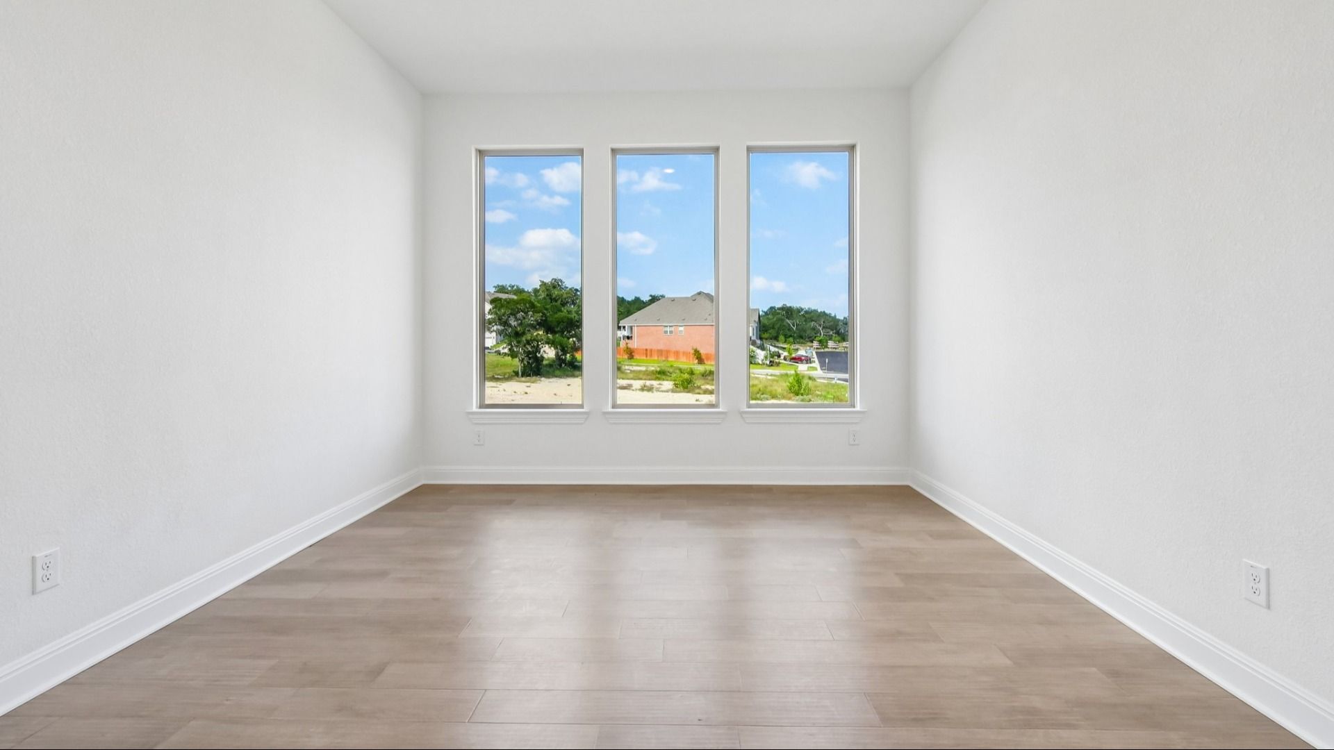 An interior shot of the flex room in the Brown floorplan at Retreat at San Gabriel - Representative Image