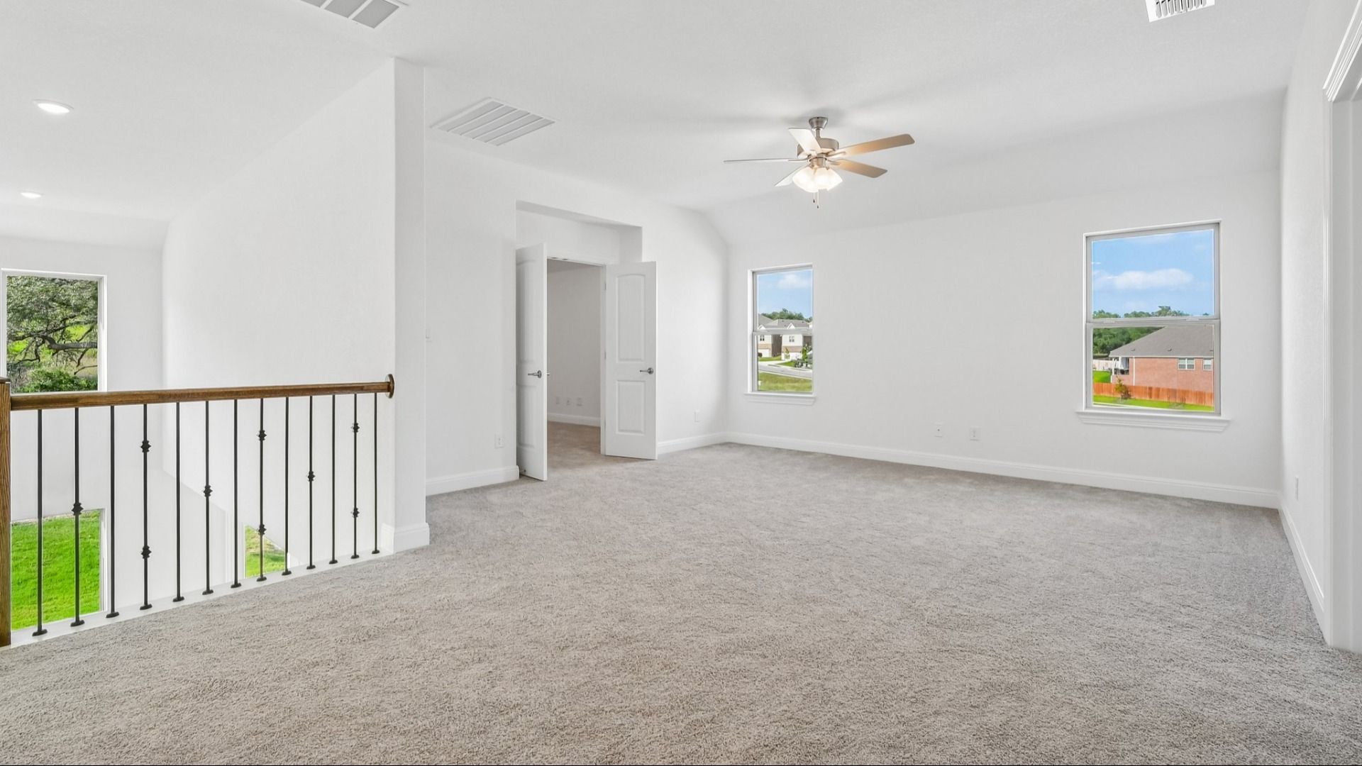 The game room of the Brown floorplan at Retreat at San Gabriel - Representative Photo
