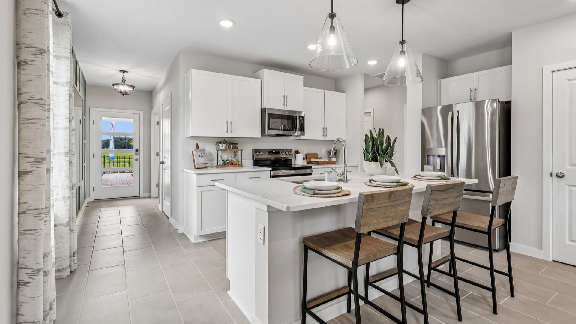 Flagler Floor Plan Kitchen by DRB Homes in Willowbrook North New Homes in Winter Haven Florida