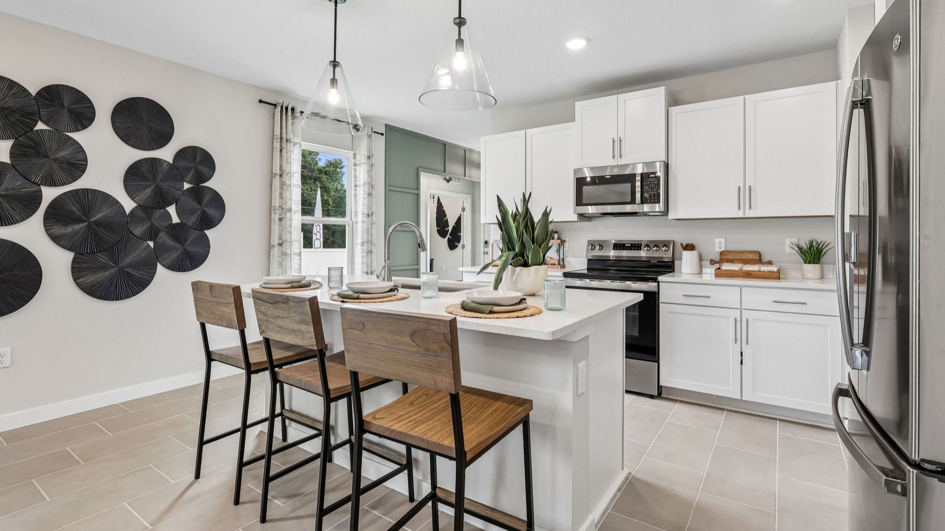 Flagler Floor Plan Kitchen by DRB Homes in Willowbrook North New Homes in Winter Haven Florida