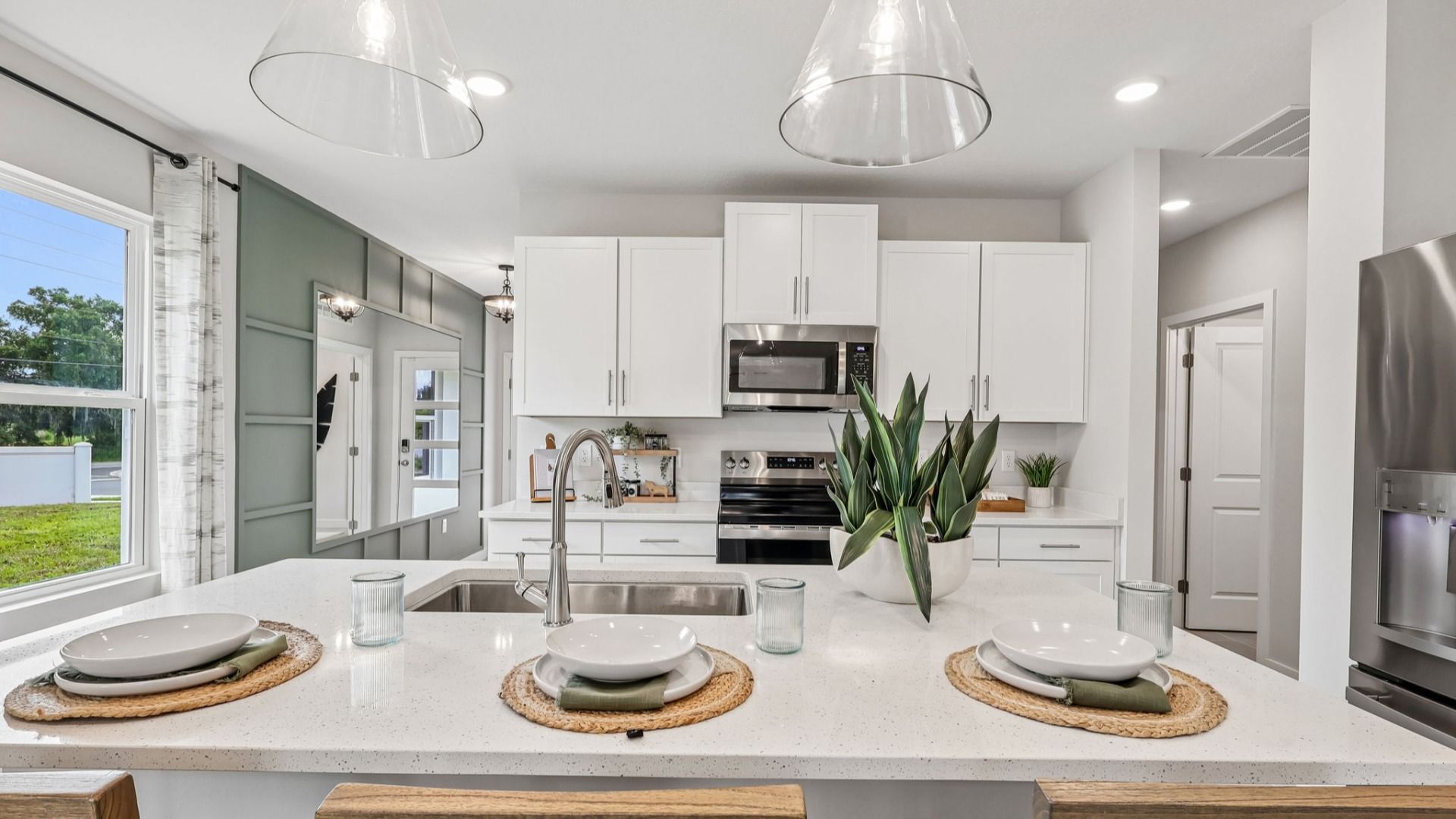 Flagler Floor Plan Kitchen by DRB Homes in Willowbrook North New Homes in Winter Haven Florida