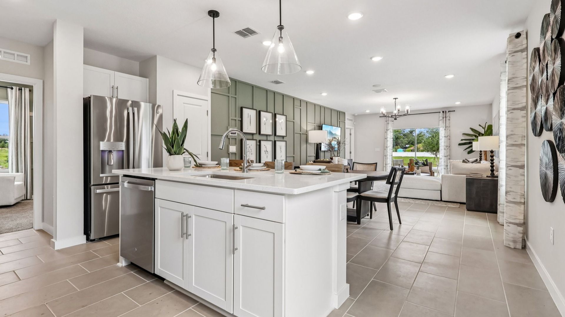 Flagler Floor Plan Kitchen by DRB Homes in Willowbrook North New Homes in Winter Haven Florida