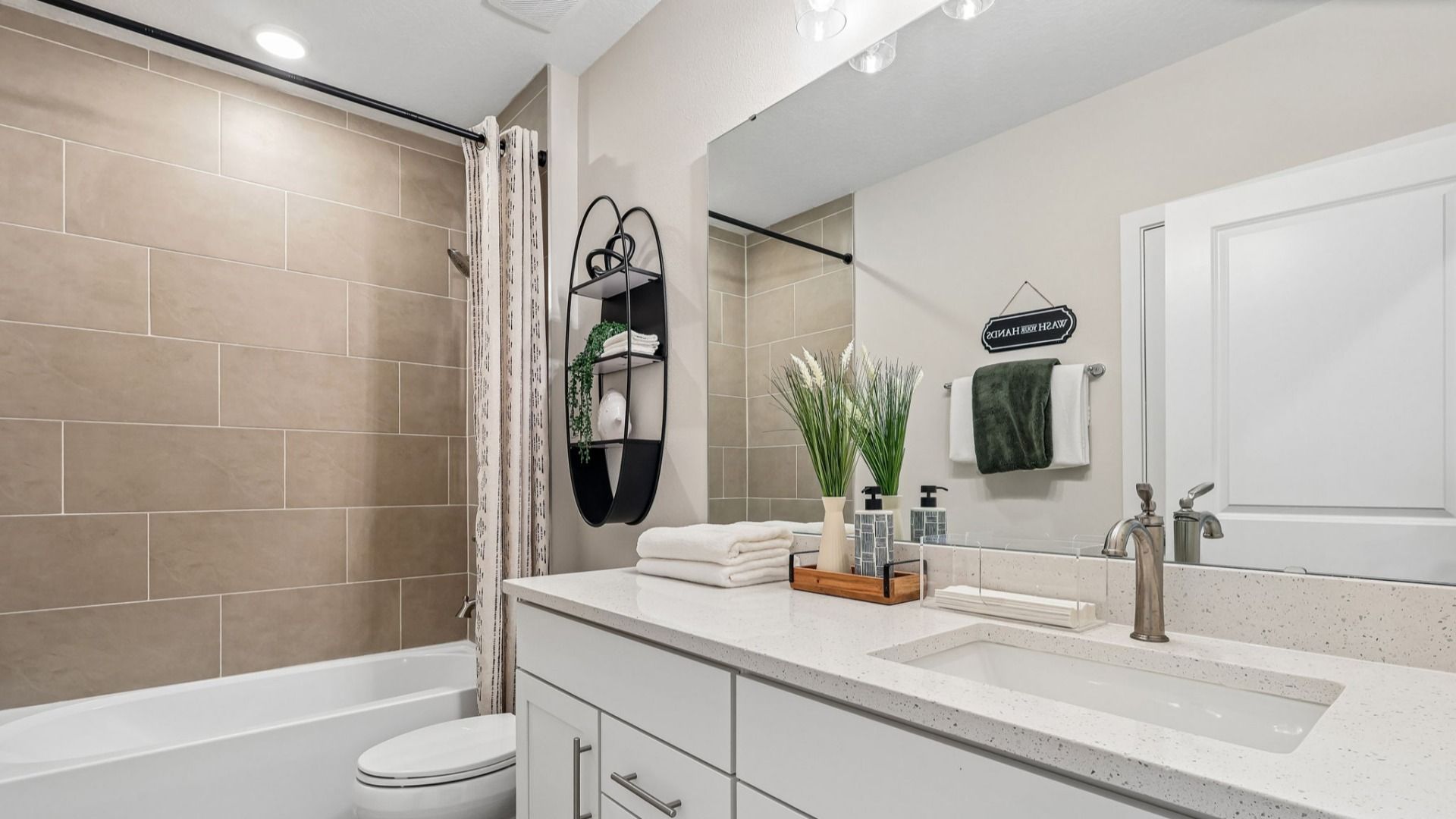 Flagler Floor Plan Secondary Bathroom by DRB Homes in Willowbrook North New Homes in Winter Haven Florida
