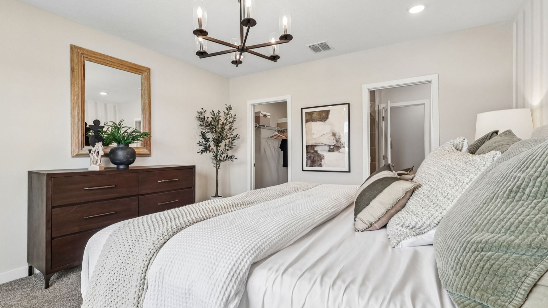 Flagler Floor Plan Primary Suite with en suite bath by DRB Homes in Willowbrook North New Homes in Winter Haven Florida