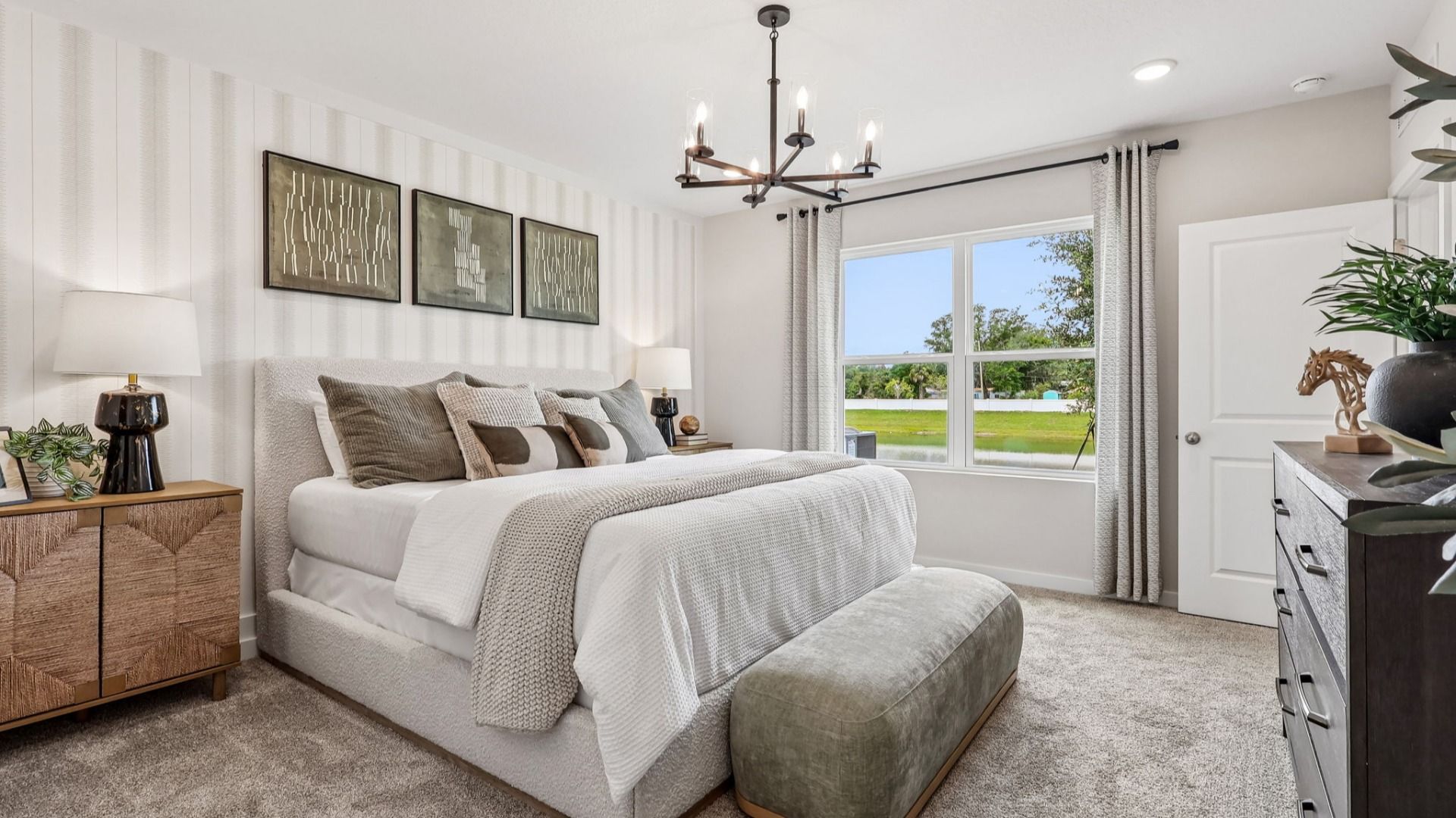 Flagler Floor Plan Primary Suite with en suite bath by DRB Homes in Willowbrook North New Homes in Winter Haven Florida