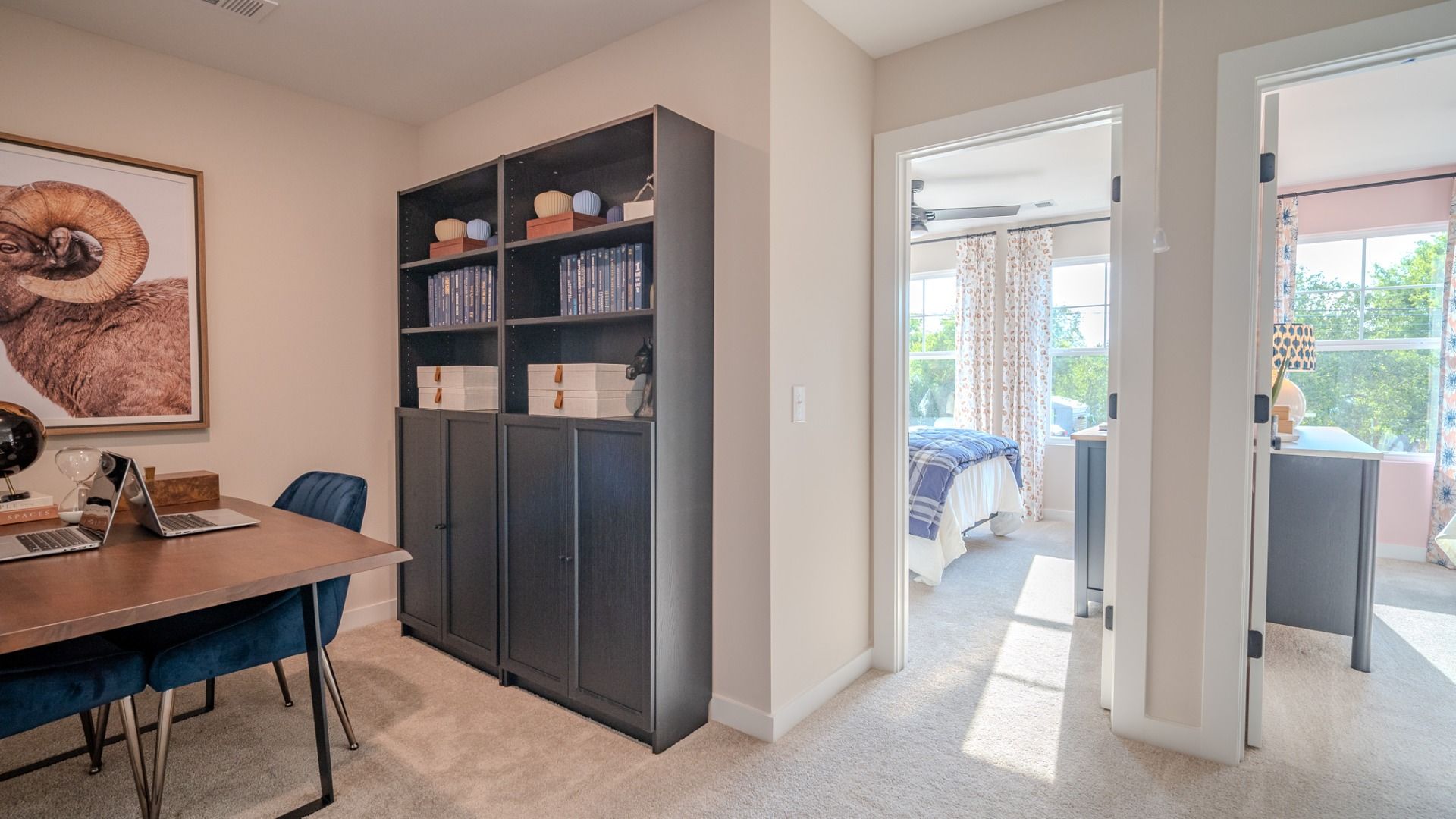 Entryway to both secondary bedrooms