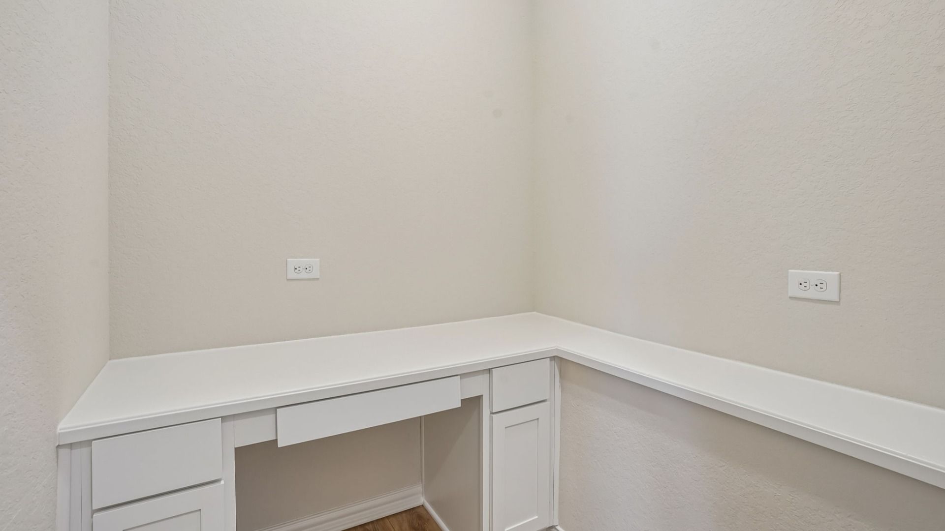 Built-in study nook designed for focus and functionality.