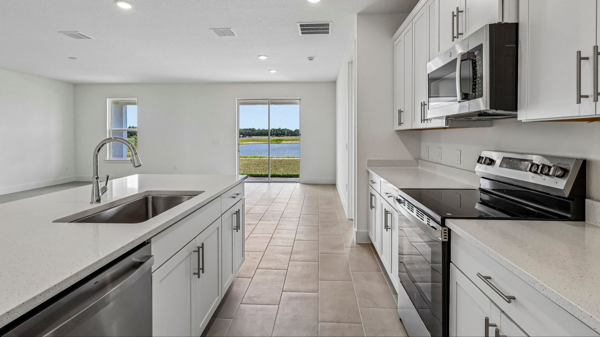 Longleaf Floor Plan Kitchen by DRB Homes in Trailside New Homes in Mount Dora Fl