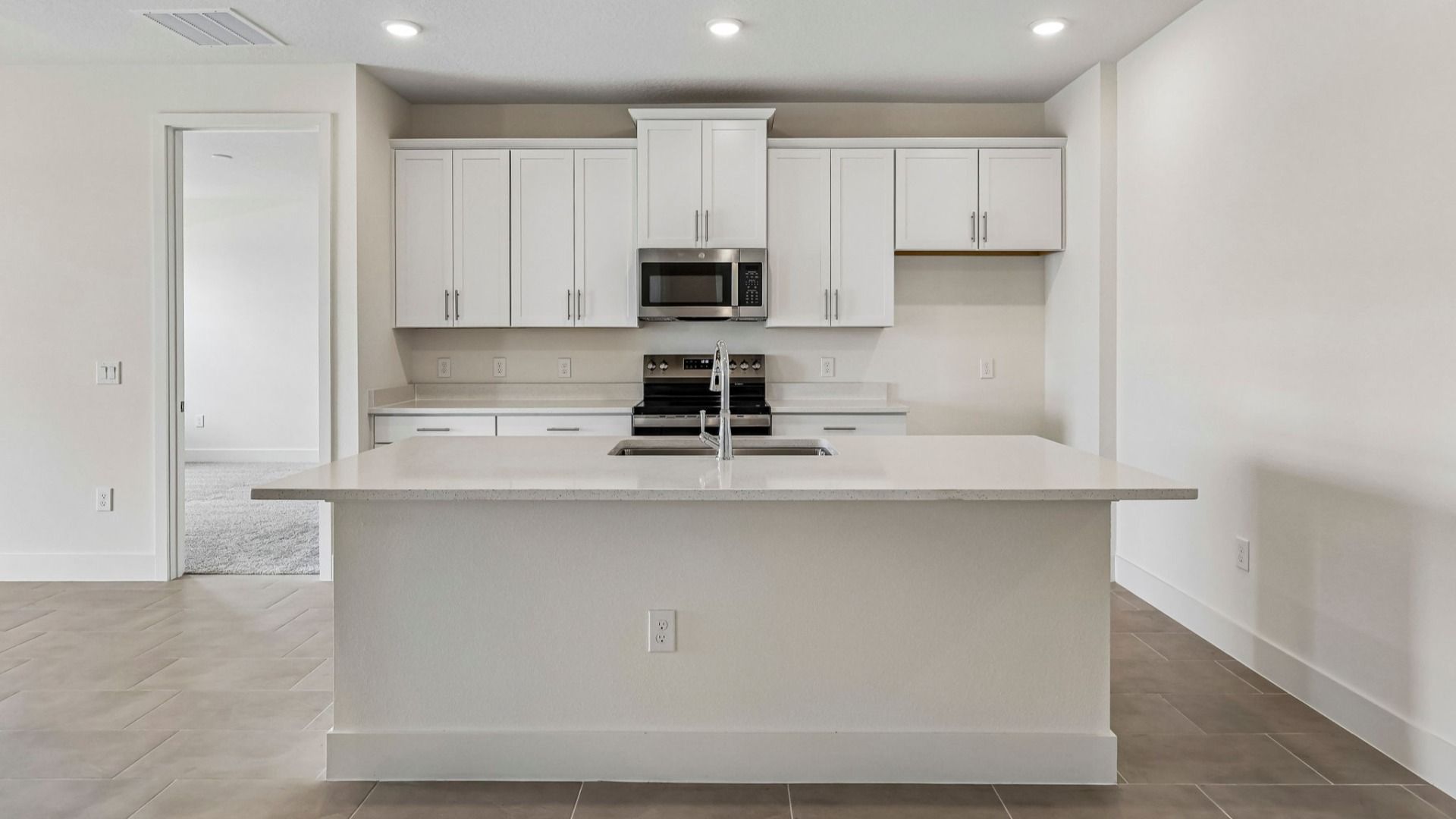 Longleaf Floor Plan Kitchen by DRB Homes in Trailside New Homes in Mount Dora Fl