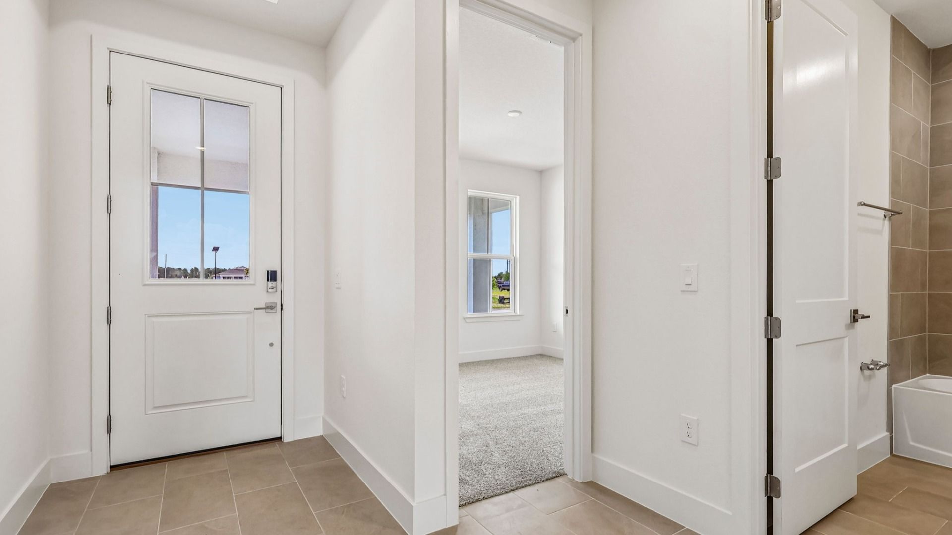 Longleaf Floor Plan Interior Entry by DRB Homes in Trailside New Homes in Mount Dora Fl