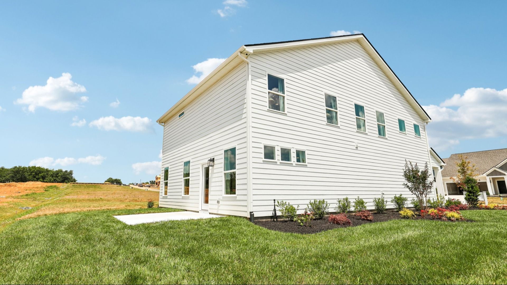 Rear white exterior