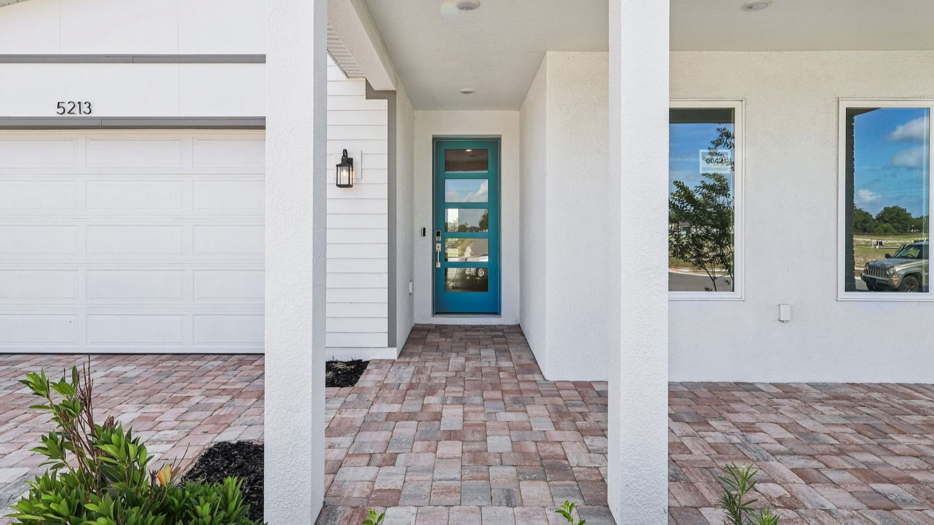 Acacia Floor Plan Modern Elevation in New Home Community Lakeside at Satilla in St. Cloud, FL
