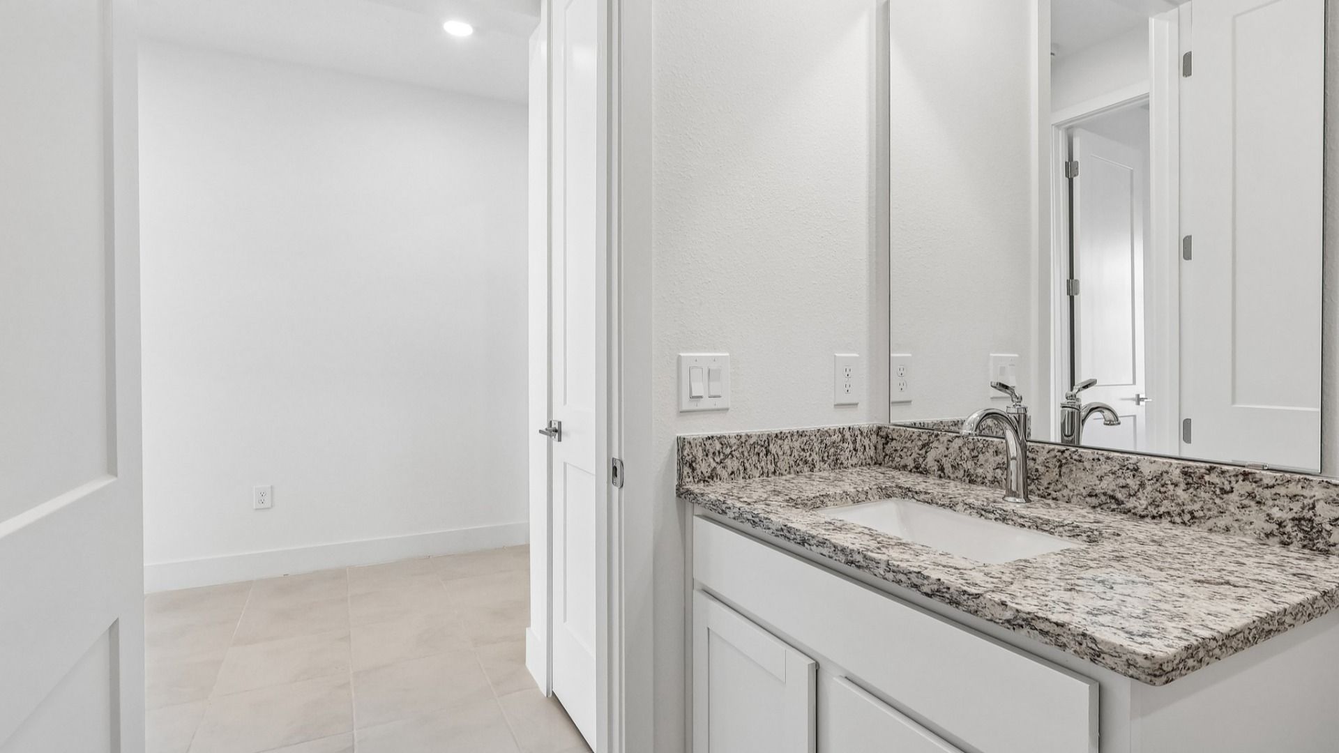 Acacia Floor Plan Secondary Bathroom in New Home Community Lakeside at Satilla in St. Cloud, FL