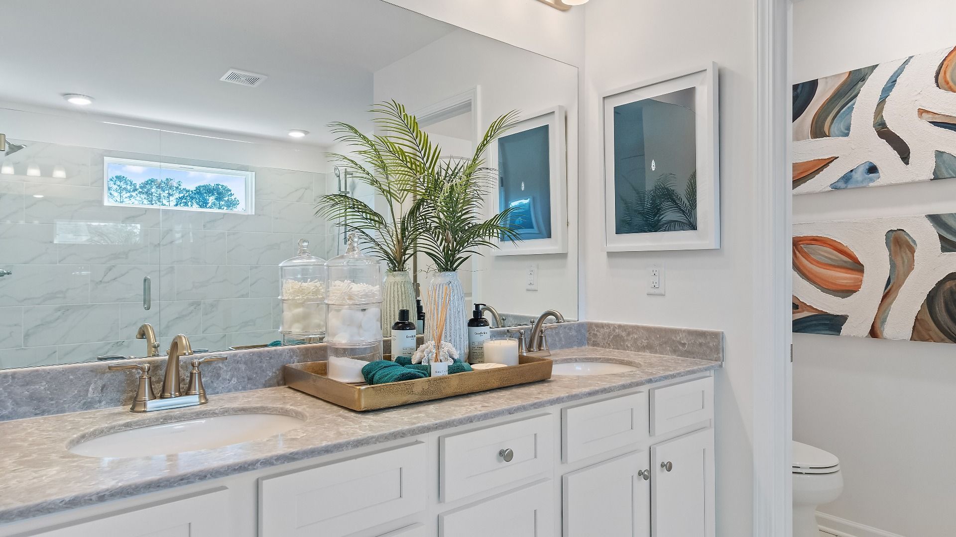 Wagener primary bathroom with dual vanity