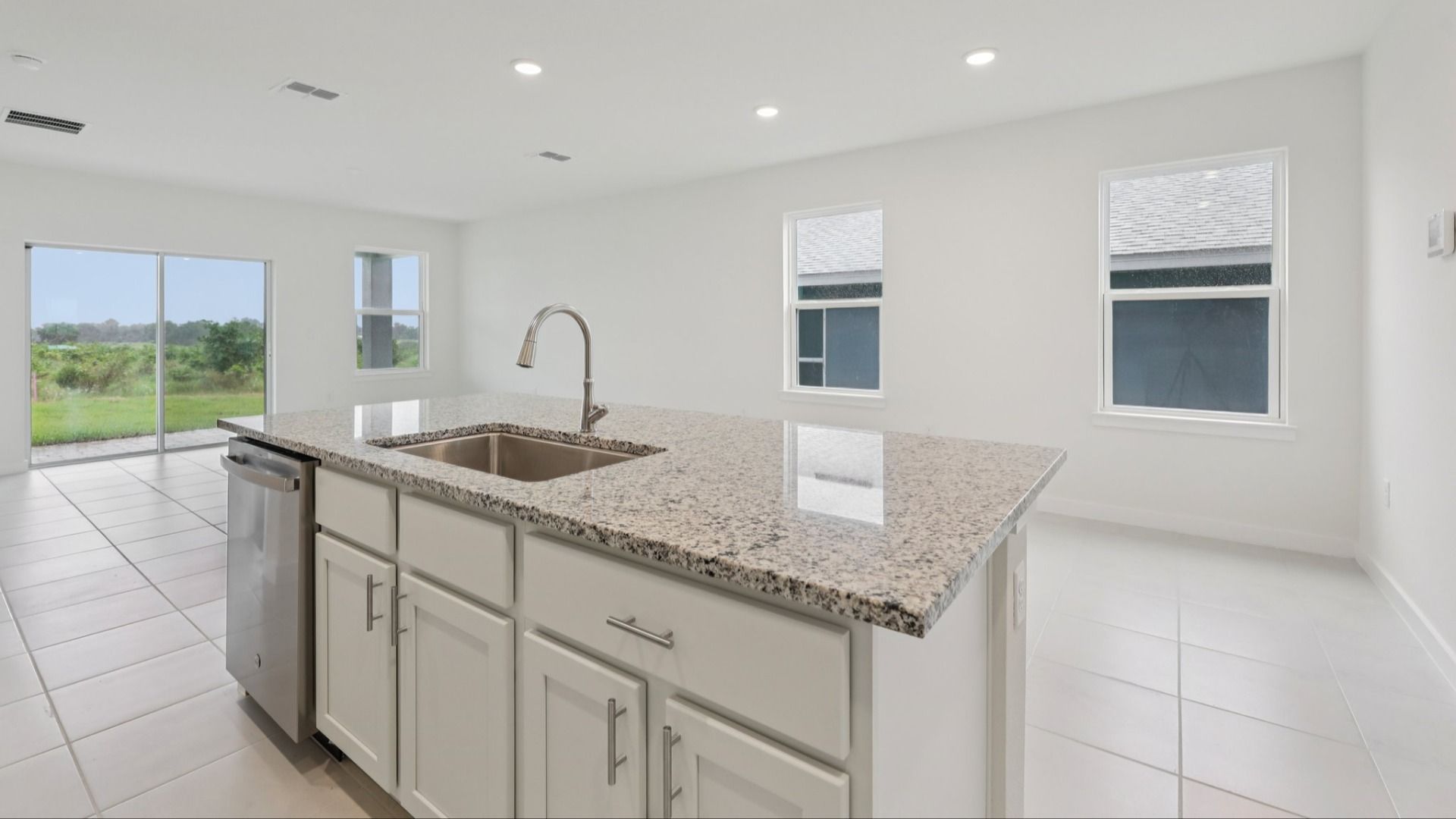 Kitchen in the Naples Floor Plan by DRB Homes