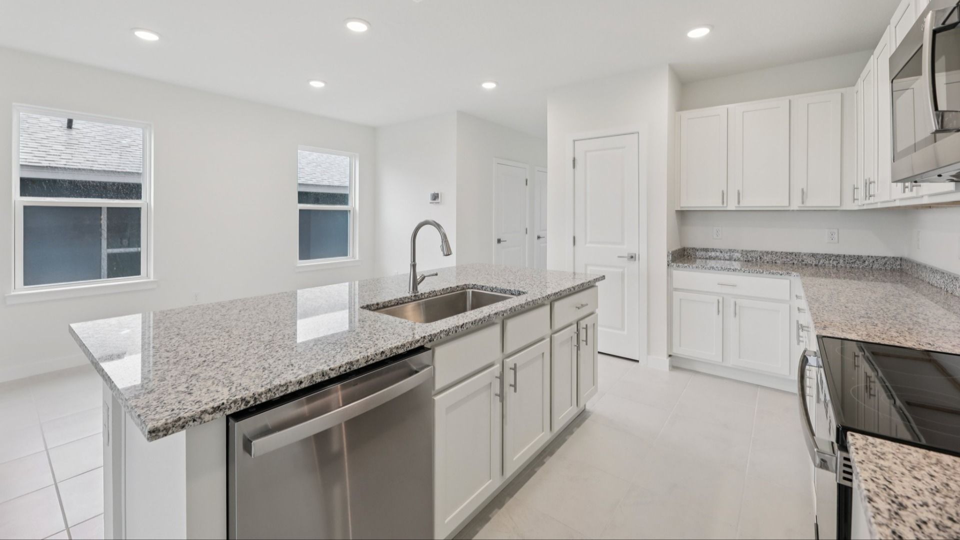 Kitchen in the Naples Floor Plan by DRB Homes
