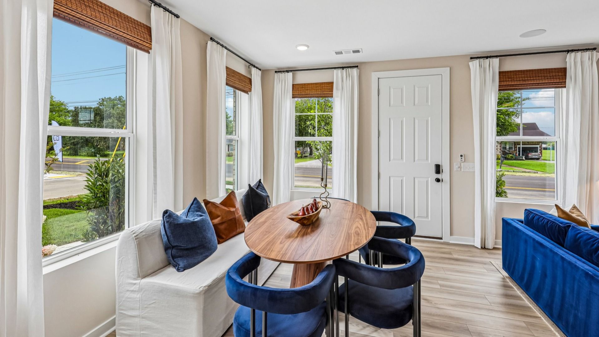 Dining area with access to front entry