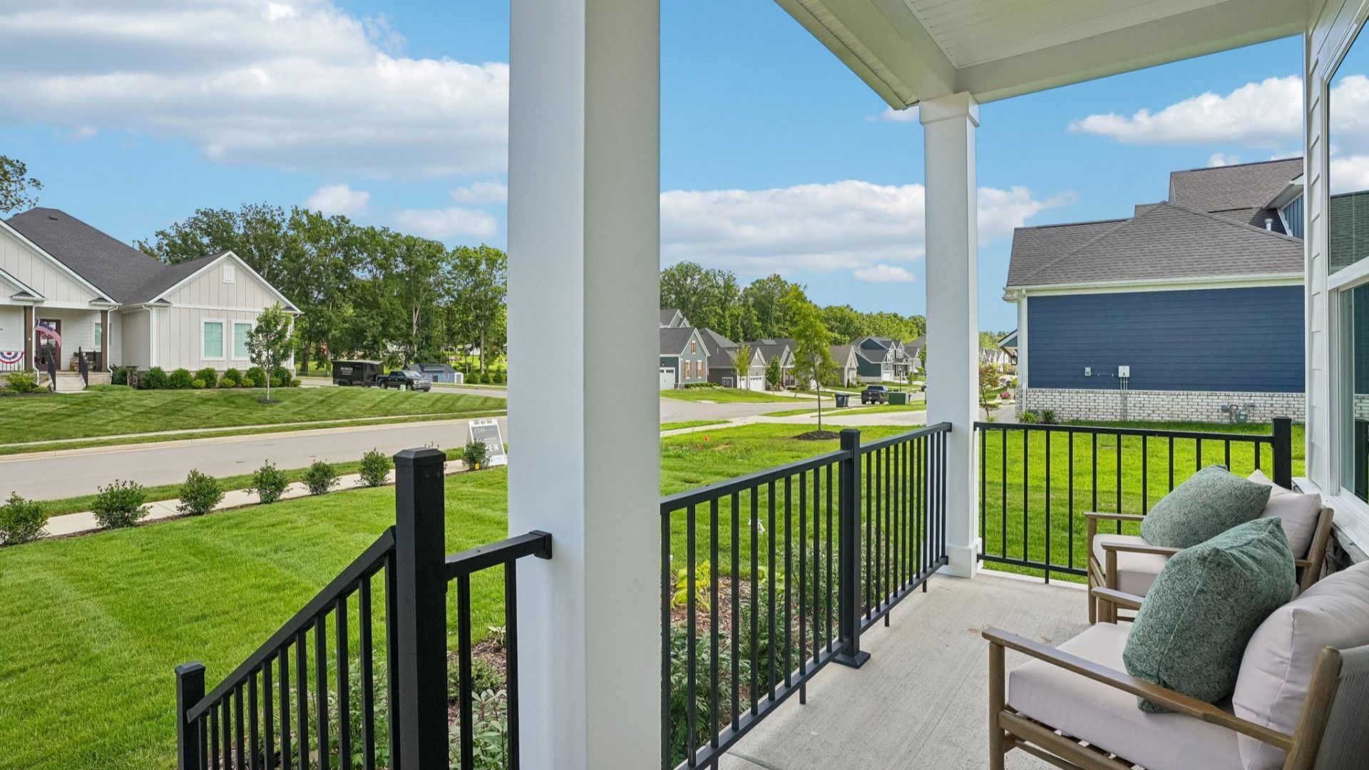 Covered front patio