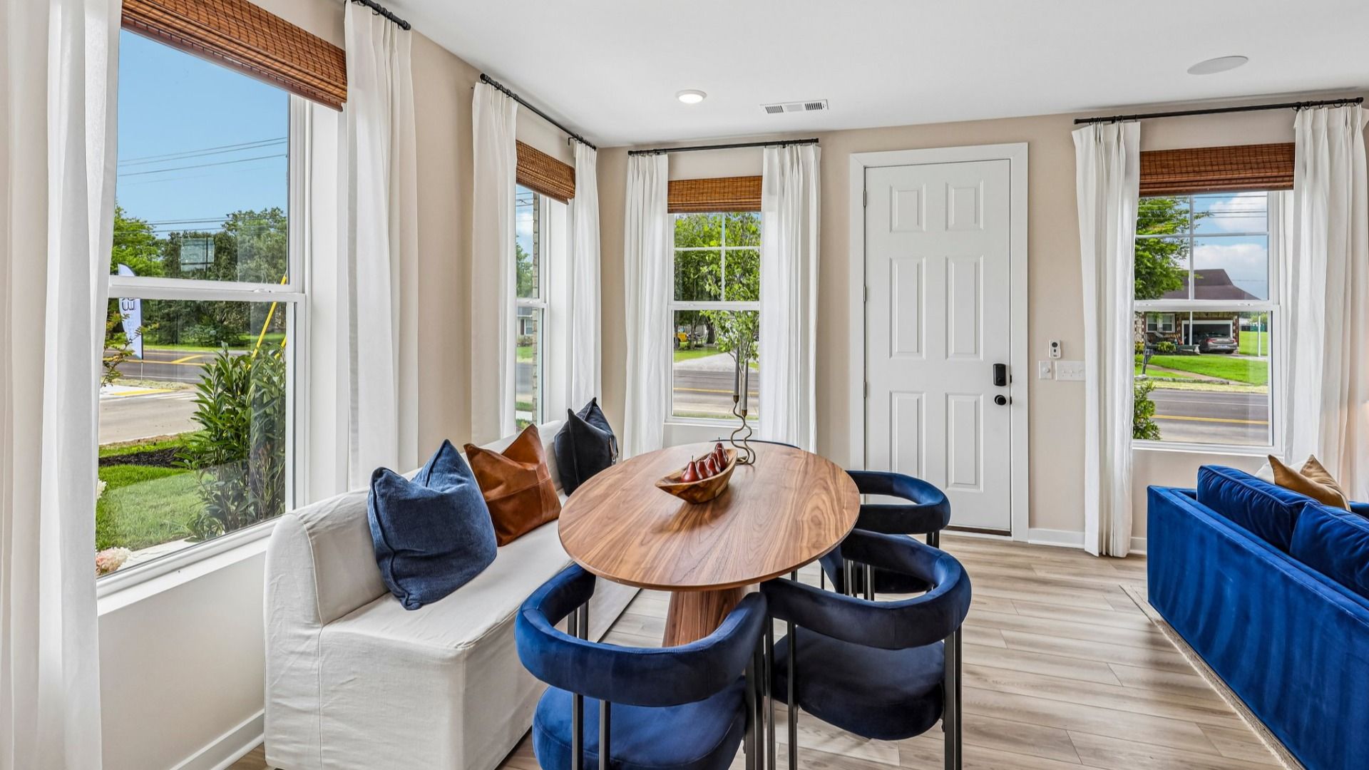 Dining area with access to front entry