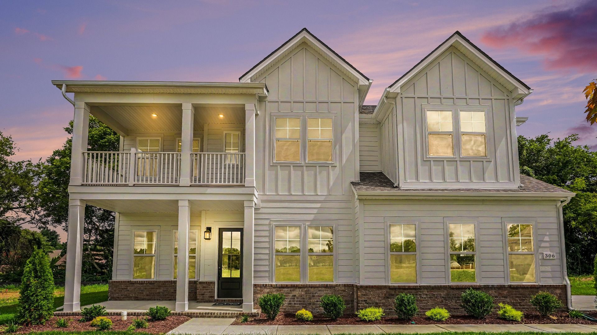 Front exterior with covered porch