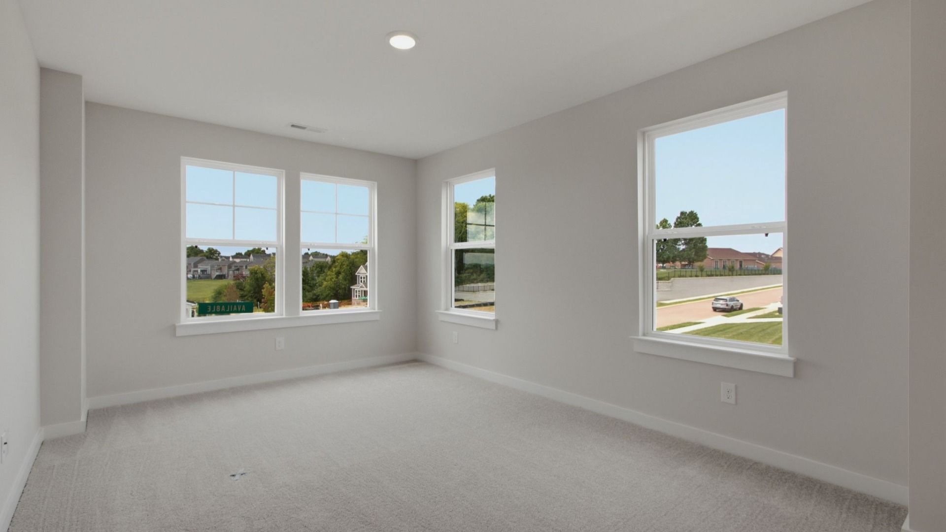 Bright loft area with space for game and movie nights