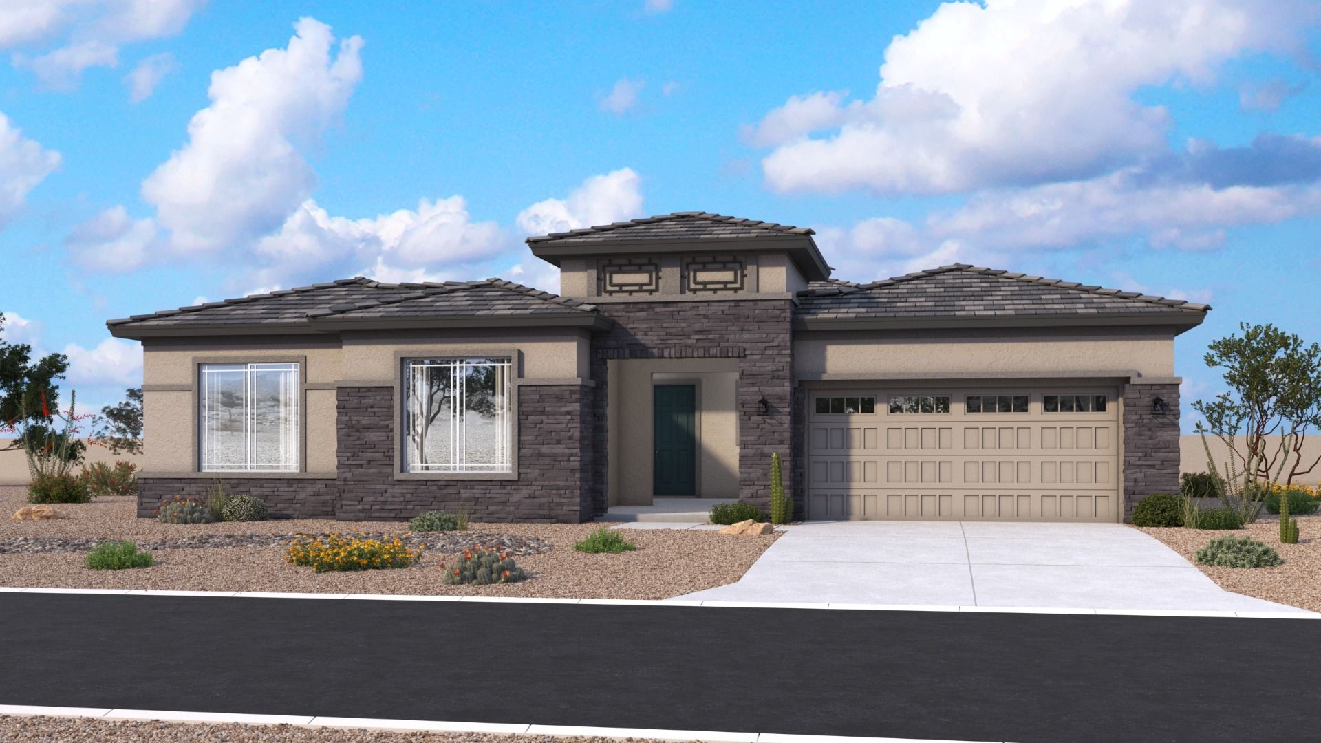 Granada - Elevation C- Prairie