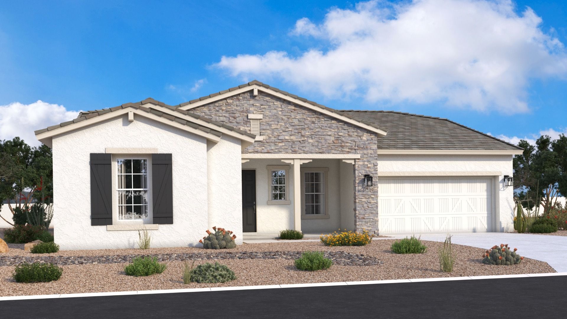 Carmona - Elevation B - Ranch Territorial
