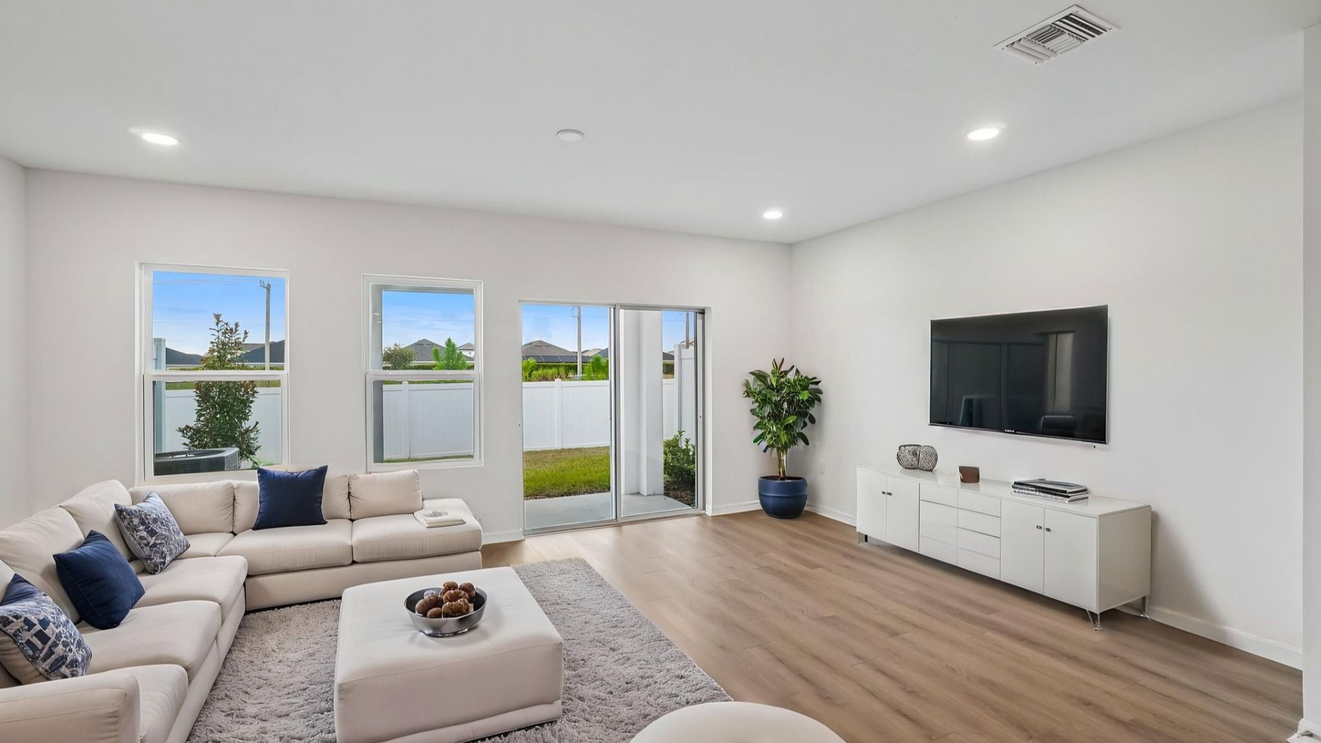 The Virtually Staged Living Room