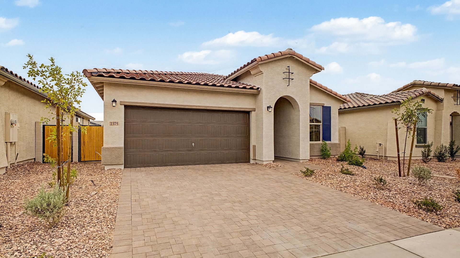Larkspur Home Plan - Exterior Elevation A Spanish Colonial